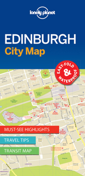 Map Lonely Planet Edinburgh City Map Book