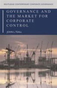 Paperback Governance and the Market for Corporate Control Book