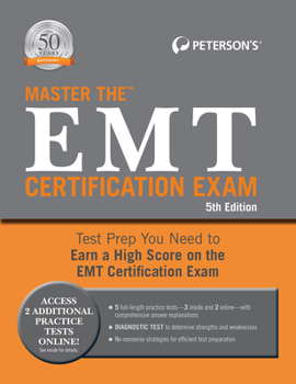 Paperback Master the EMT Certification Exam Book