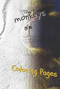Paperback Monkeys Coloring Pages: Beautiful Coloring Pages for Adults Relaxation Book