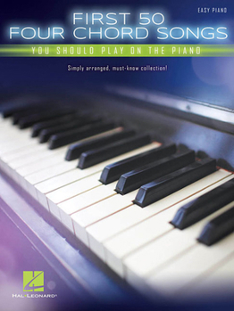 Paperback First 50 4-Chord Songs You Should Play on the Piano Book