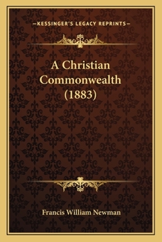 Paperback A Christian Commonwealth (1883) Book