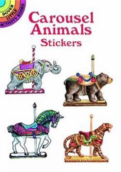 Paperback Carousel Animals Stickers Book