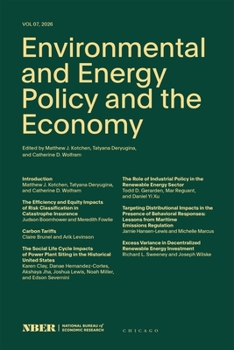 Paperback Environmental and Energy Policy and the Economy: Volume 7 Volume 7 Book