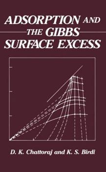 Paperback Adsorption and the Gibbs Surface Excess Book