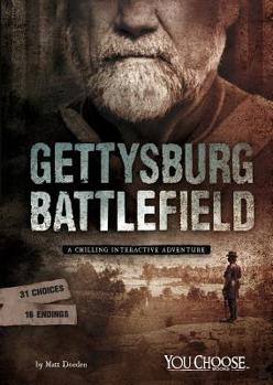 Hardcover Gettysburg Battlefield: A Chilling Interactive Adventure Book