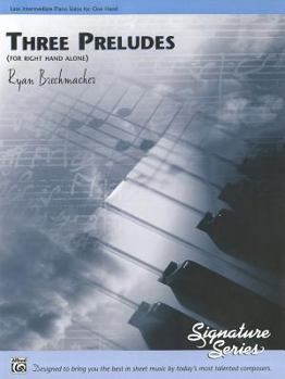Paperback Three Preludes (for Right Hand Alone) Book