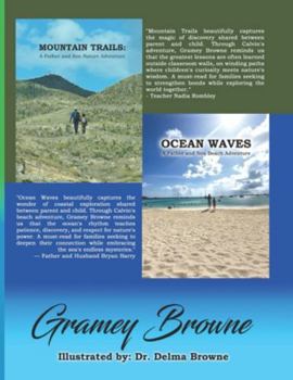 Paperback Mountain Trails & Ocean Waves: A Father-Son Nature Adventure Book