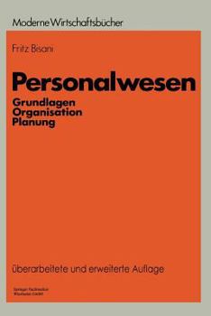 Paperback Personalwesen: Grundlagen, Organisation, Planung [German] Book