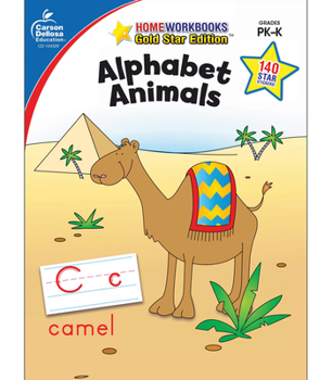 Paperback Alphabet Animals, Grades Pk - K: Gold Star Edition Book