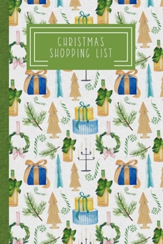 Paperback Christmas Shopping List: Family Gift Tracker - Gifts and Wine Book