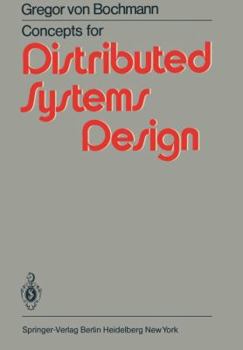Paperback Concepts for Distributed Systems Design Book