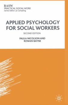 Paperback Applied Psychology for Social Workers Book