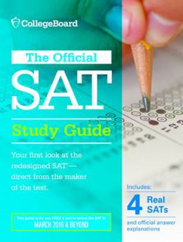 Paperback Official SAT Study Guide (2016 Edition) Book