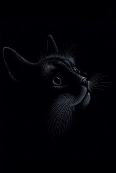 Paperback Notes: Black Cat / Medium Size Notebook with Lined Interior, Page Number and Daily Entry Ideal for Organization, Taking Notes Book