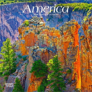 America 2026 7 X 14 Inch (Hanging) Monthly Mini Wall Calendar