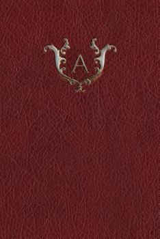 Paperback Monogram "A" Grid Notebook Book