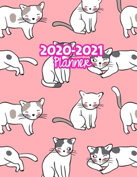 2020-2021 Planner: Two Year Calendar Organizer and Goal Journal | January 2020 - December 2021 Daily, Weekly and Monthly Planner Book with Back Sticker Expression Wall for 2 Years | Design Code 449942