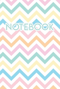 Notebook: Pastel 110 Blank Lined College Ruled Journal