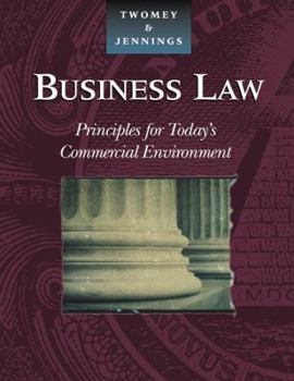 Hardcover Business Law: Principles for Today's Commercial Environment Book