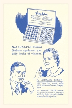 Paperback Vintage Journal Vintage Vitamin Advertisement Book