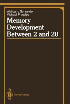 Paperback Memory Development Between 2 and 20 Book