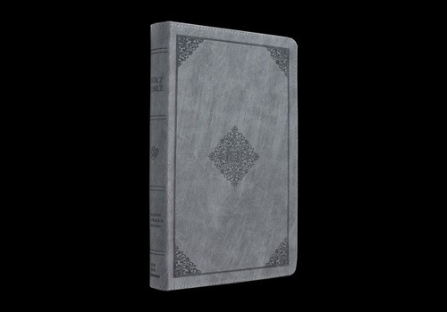 Imitation Leather ESV Large Print Thinline Bible (Trutone, Azurite Blue, Ornament Design) Book