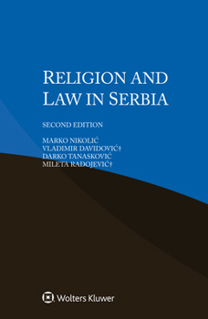 Paperback Religion and Law in Serbia Book