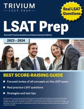 Paperback LSAT Prep 2023-2024: Real LSAT Practice Questions and Study Guide [2nd Edition] Book