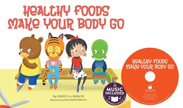 Library Binding Healthy Foods Make Your Body Go Book