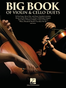Paperback Big Book of Violin & Cello Duets: Score with Separate Pull-Out Parts Book