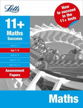 Paperback Maths Age 7-8 (Letts 11+ Success) Book