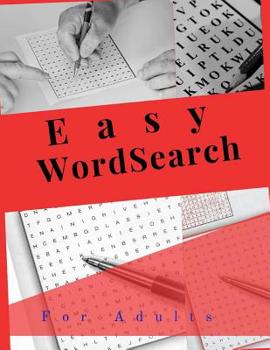 Paperback Easy Word Search For Adults: Brain Games Easy, Fun Puzzles: Word Search, Find the Odd One Out and Spot the Differences. Book