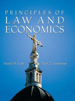 Hardcover Principles of Law and Economics Book