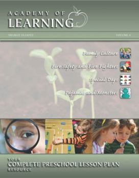 Spiral-bound ACADEMY OF LEARNING Your Complete Preschool Lesson Plan Resource - Volume 4 Book