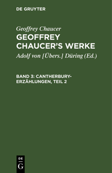 Hardcover Cantherbury-Erzählungen, Teil 2 [German] Book