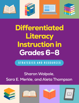 Paperback Differentiated Literacy Instruction in Grades 6-8: Strategies and Resources Book