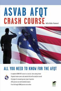 Paperback ASVAB Afqt Crash Course Book + Online Book