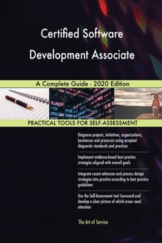 Paperback Certified Software Development Associate A Complete Guide - 2020 Edition Book