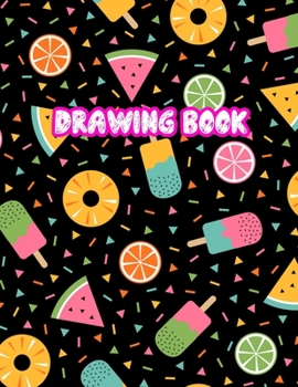 Paperback Drawing Book: Large Sketch Notebook for Drawing, Doodling or Sketching: 110 Pages, 8.5" x 11" Sketchbook ( Blank Paper Draw and Writ Book