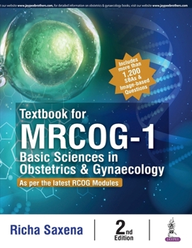 Paperback Textbook for Mrcog-1: Basic Sciences in Obstetrics & Gynaecology Book