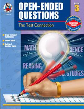 Paperback Open-Ended Questions, Grade 3 Book