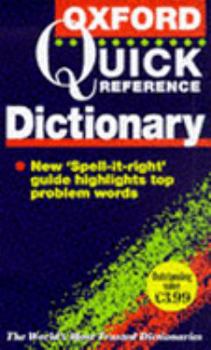 Paperback The Oxford Quick Reference Dictionary Book