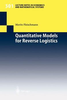 Paperback Quantitative Models for Reverse Logistics Book