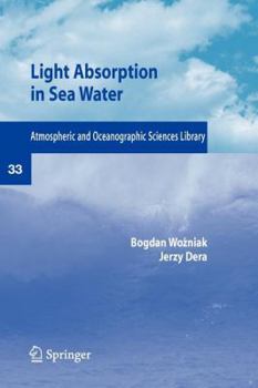 Paperback Light Absorption in Sea Water Book