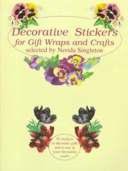 Paperback Decorative Stickers for Gift Wraps and Crafts Book