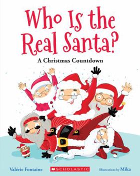 Paperback Who Is the Real Santa?: A Christmas Countdown Book