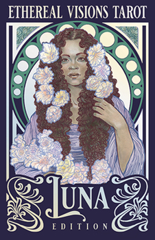 Misc. Ethereal Visions Tarot Luna Edition: Elegant 80-Card Art Nouveau Tarot Deck, Iridescent Silver Foil Stamping, Full-Color 140-Page Guidebook, Hand-Draw Book