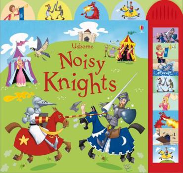 Hardcover Usborne Noisy Knights. Illustrated by Andy Elkerton Book