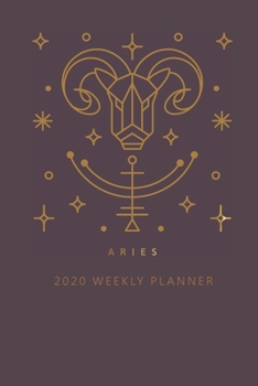 Aries 2020 Weekly Planner (Burgundy)